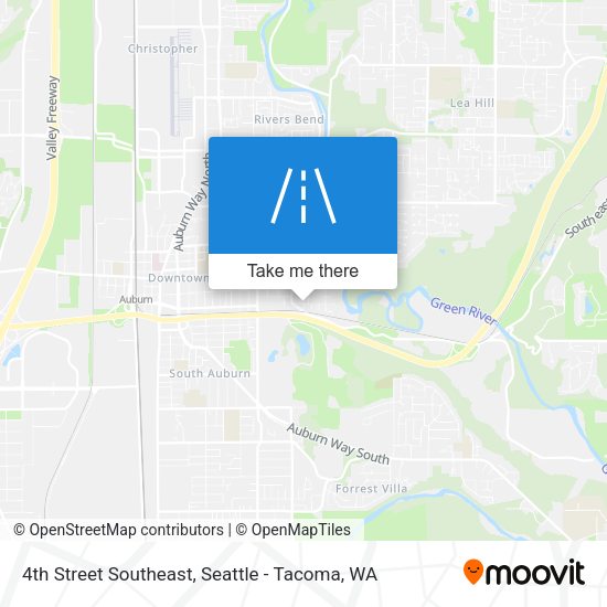 Mapa de 4th Street Southeast