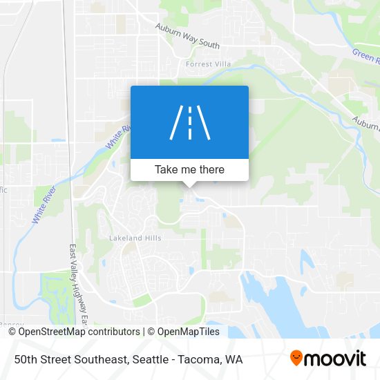 50th Street Southeast map