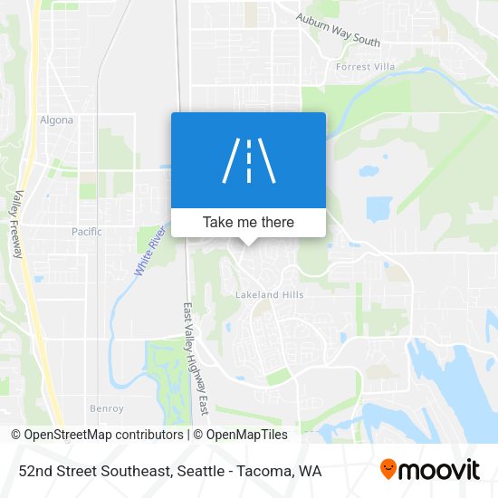 52nd Street Southeast map