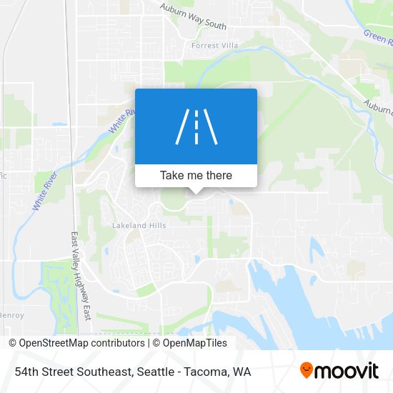 54th Street Southeast map