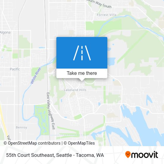 55th Court Southeast map