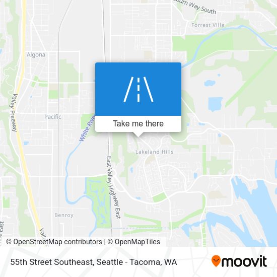 Mapa de 55th Street Southeast