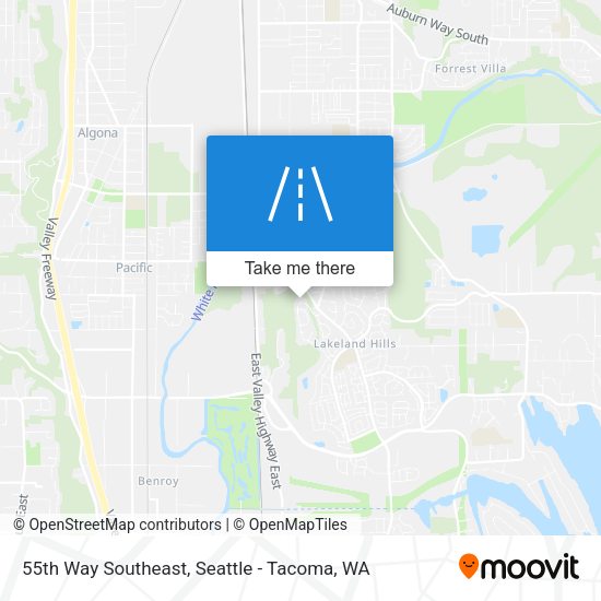 Mapa de 55th Way Southeast