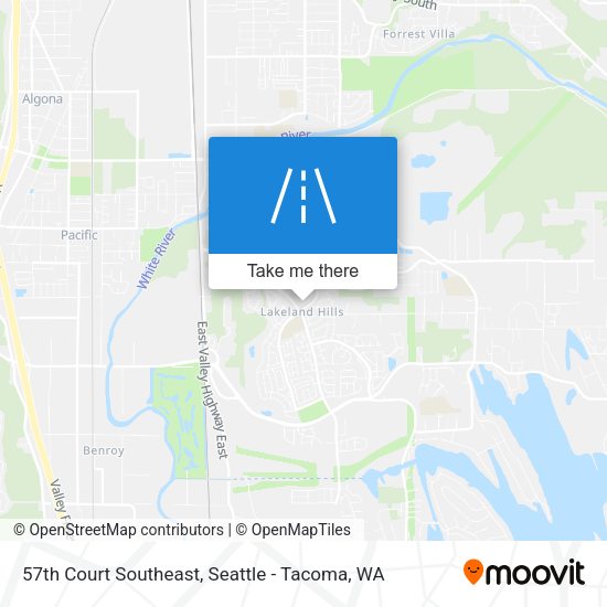 Mapa de 57th Court Southeast
