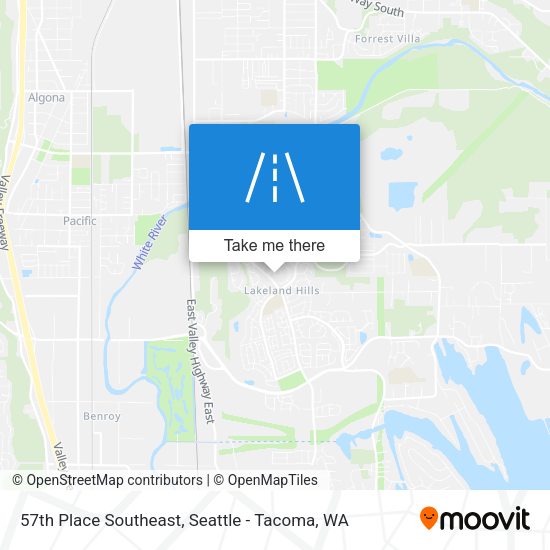 Mapa de 57th Place Southeast