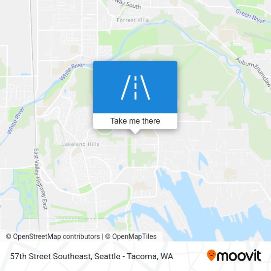 57th Street Southeast map