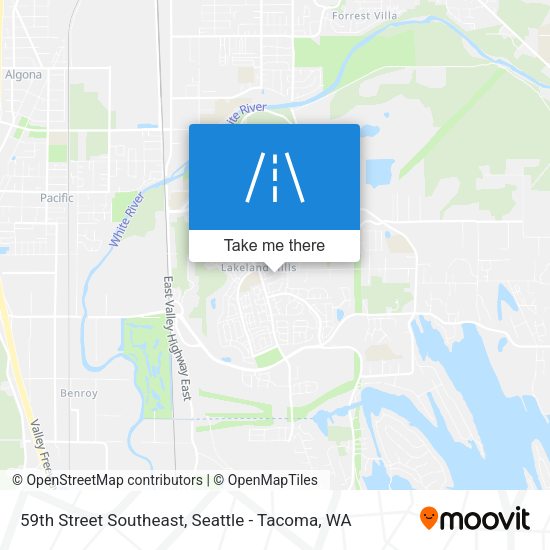 Mapa de 59th Street Southeast