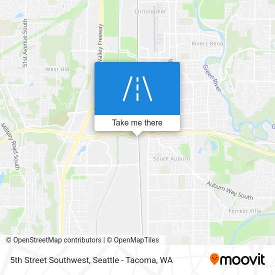 5th Street Southwest map