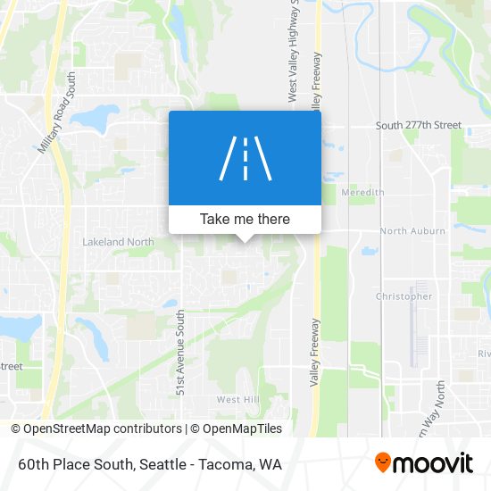 Mapa de 60th Place South