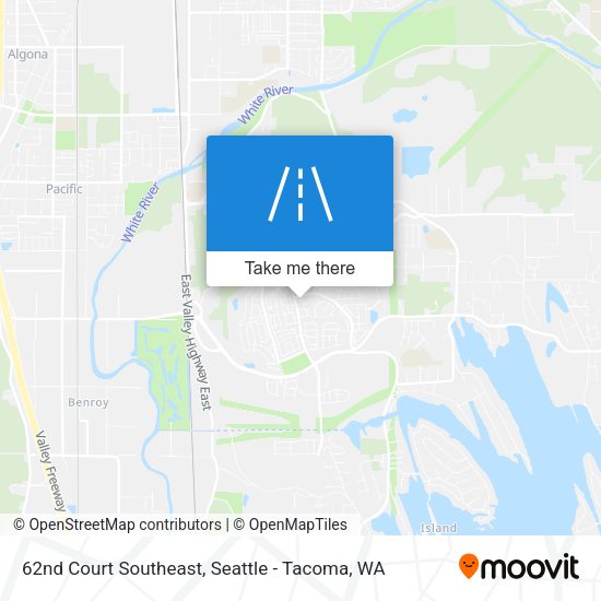 62nd Court Southeast map