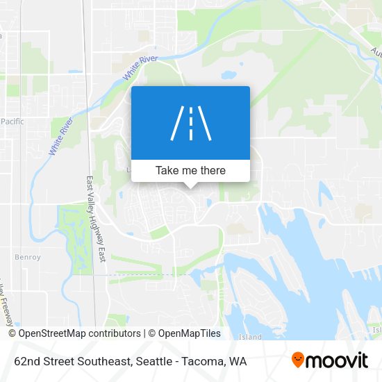 62nd Street Southeast map