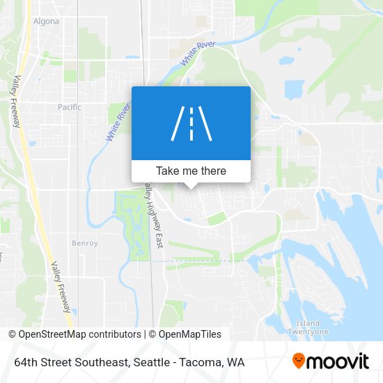 64th Street Southeast map