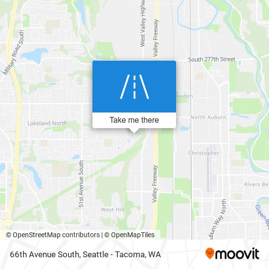 Mapa de 66th Avenue South