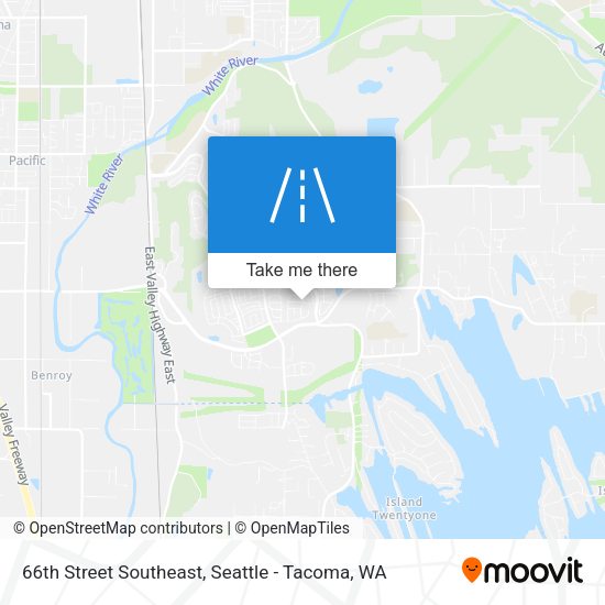 66th Street Southeast map