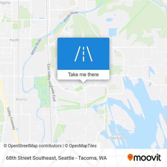 68th Street Southeast map