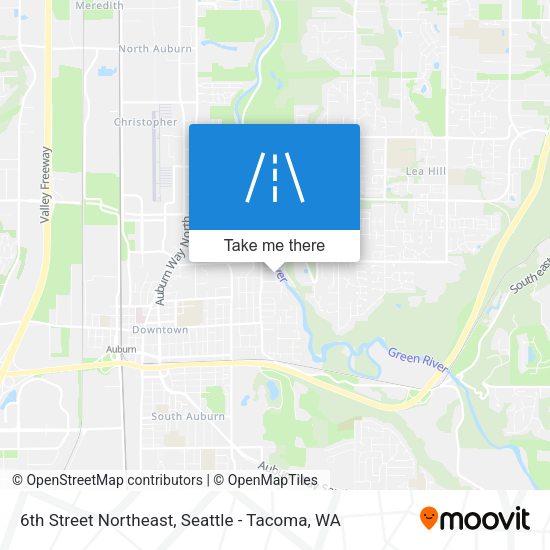 6th Street Northeast map