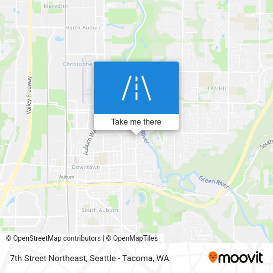 7th Street Northeast map