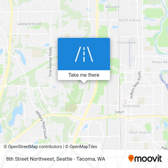 8th Street Northwest map
