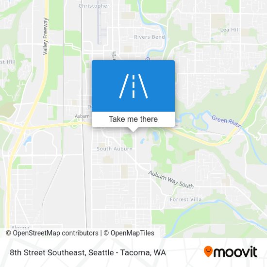 Mapa de 8th Street Southeast