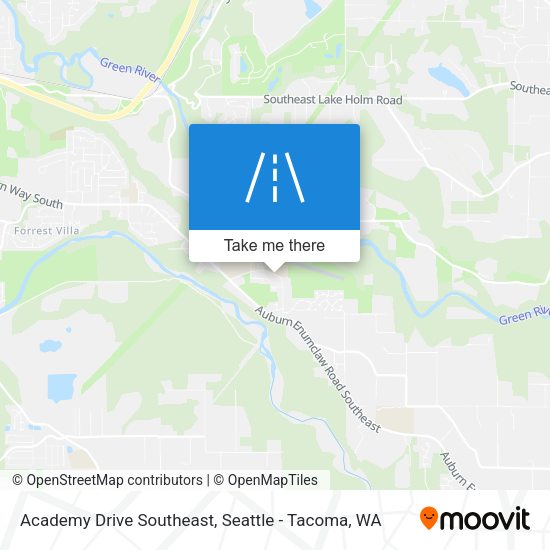 Academy Drive Southeast map
