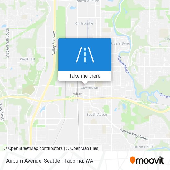 Mapa de Auburn Avenue