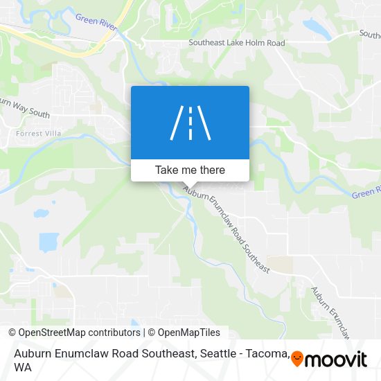 Auburn Enumclaw Road Southeast map