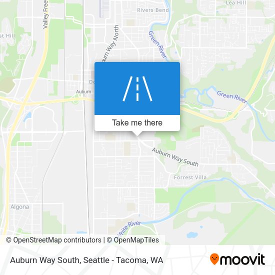 Auburn Way South map