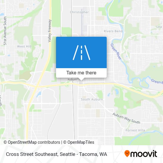 Cross Street Southeast map