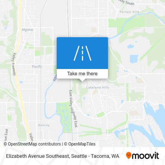 Elizabeth Avenue Southeast map