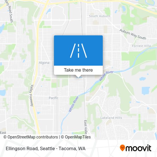 Ellingson Road map