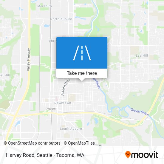 Harvey Road map