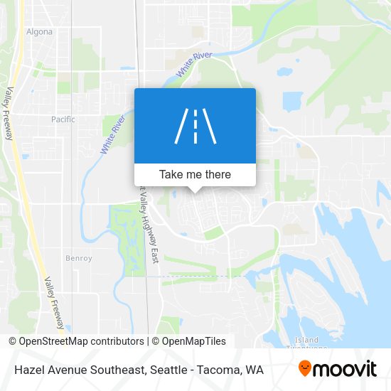 Mapa de Hazel Avenue Southeast