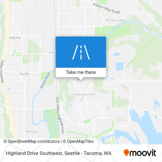Highland Drive Southeast map