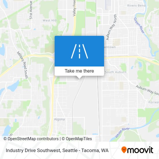 Mapa de Industry Drive Southwest