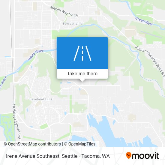 Mapa de Irene Avenue Southeast