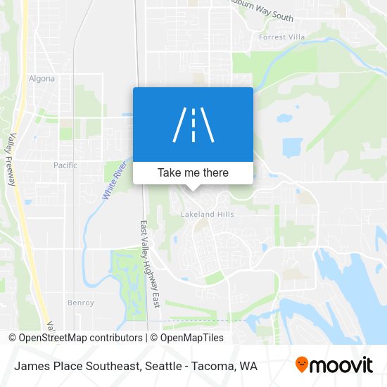 James Place Southeast map