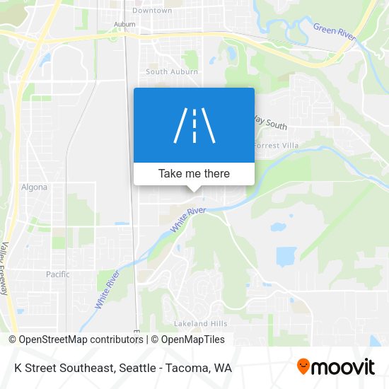 Mapa de K Street Southeast