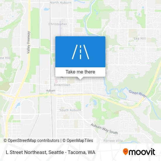 L Street Northeast map