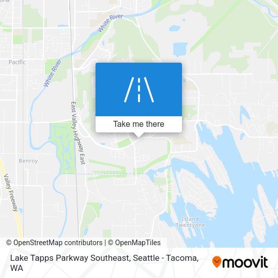 Mapa de Lake Tapps Parkway Southeast