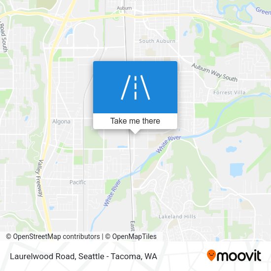 Laurelwood Road map