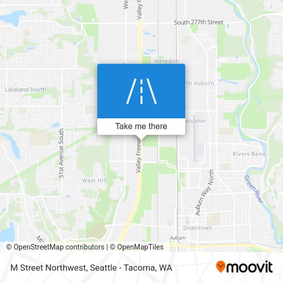 M Street Northwest map