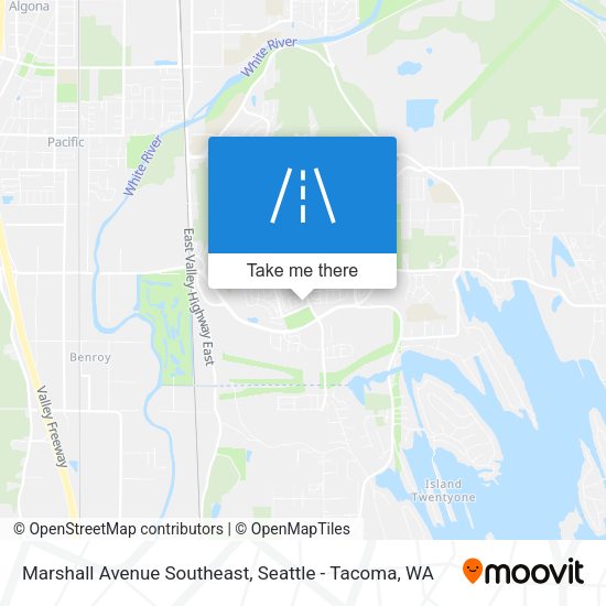 Mapa de Marshall Avenue Southeast