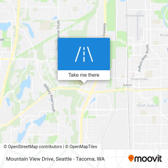 Mountain View Drive map