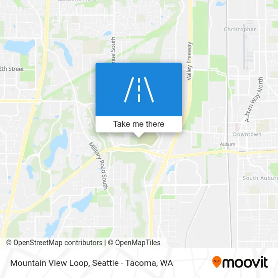 Mountain View Loop map
