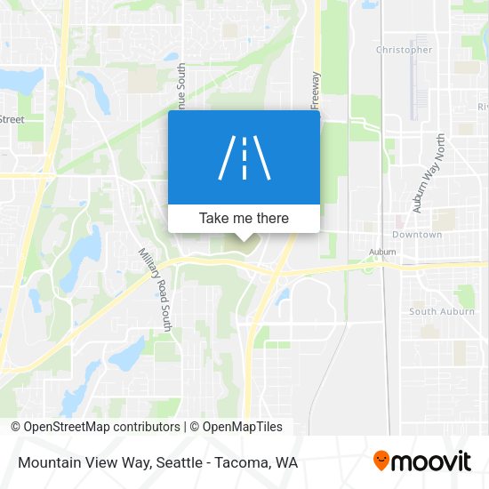 Mountain View Way map