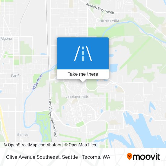 Mapa de Olive Avenue Southeast