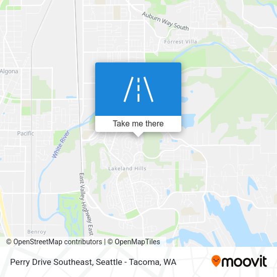 Perry Drive Southeast map