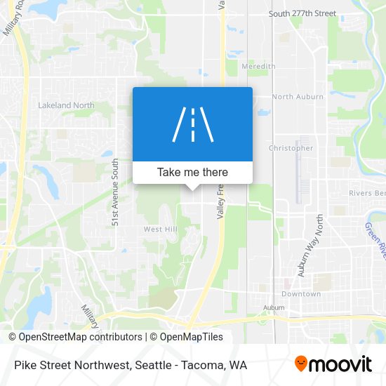 Pike Street Northwest map