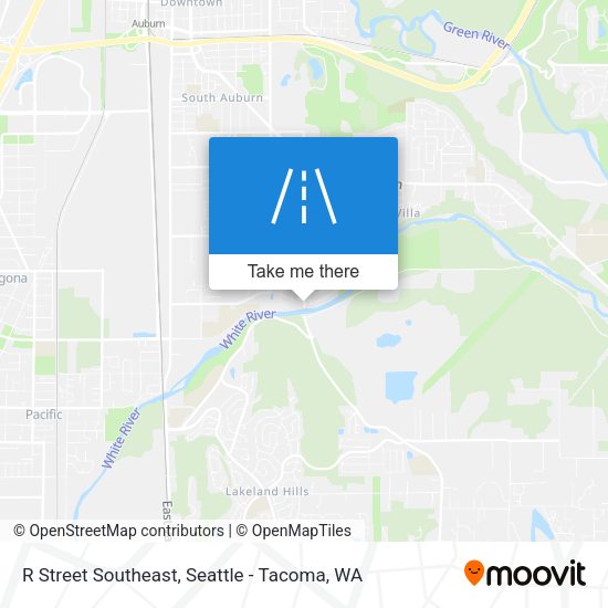 R Street Southeast map