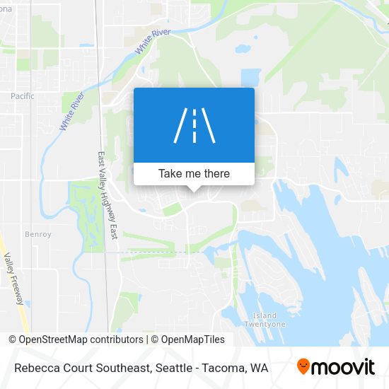 Mapa de Rebecca Court Southeast